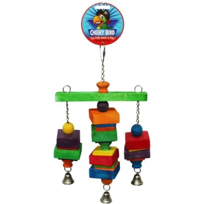 Cheeky Bird Hanging Tri-Bell